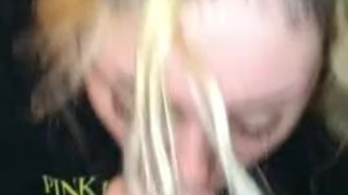 ThroatPie Sloppy Face Fuck Deepthroat Couple Blowjob Blonde GIF
