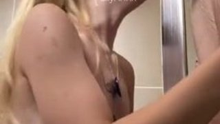 Tits Handjob Gagging Cock Blowjob GIF