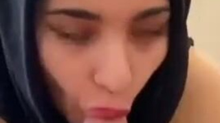Teen Hijab Facial Deepthroat GIF