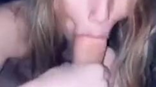 Teen POV Deepthroat Blowjob Amateur GIF