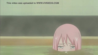 Сцена в ванной с девушками Наруто [обнаженный фильтр] 2